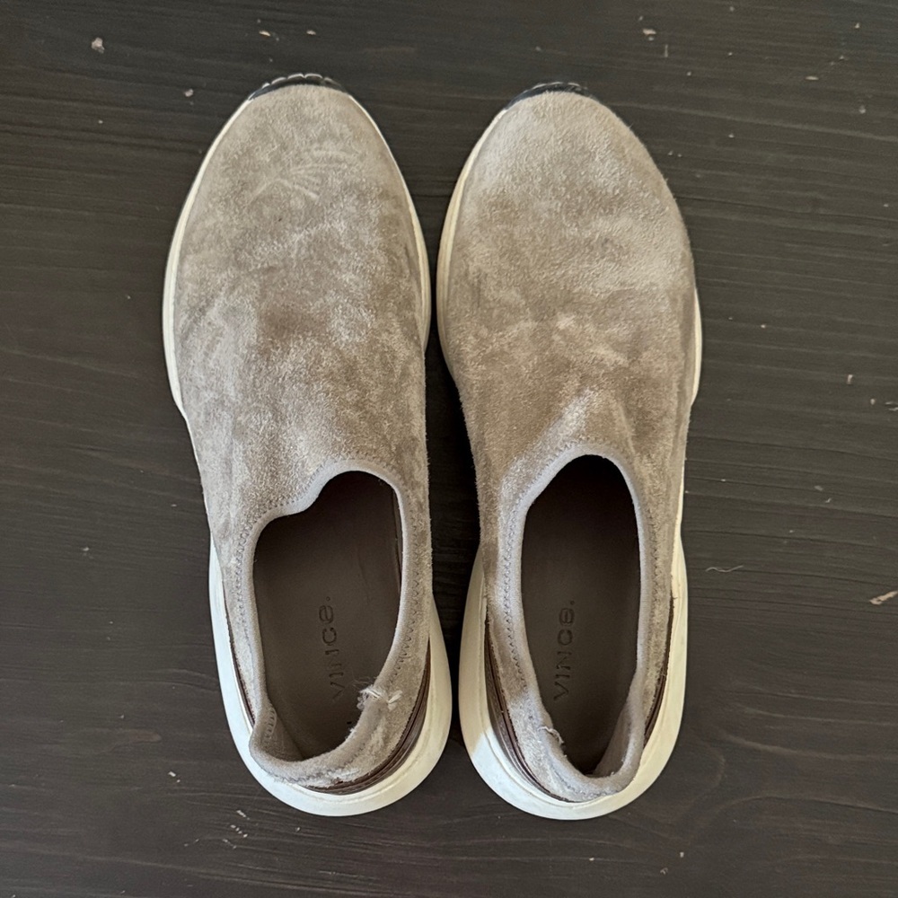 Vince Suede Slip-On Sneakers
